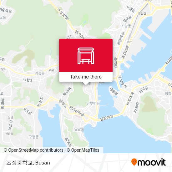 초장중학교 map