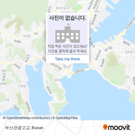 부산관광고교 map