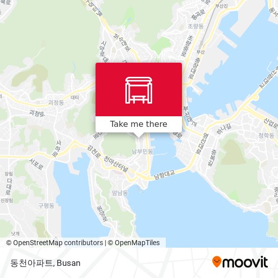 동천아파트 map