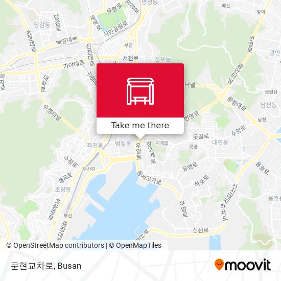 문현교차로 map