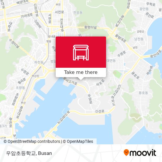 우암초등학교 map