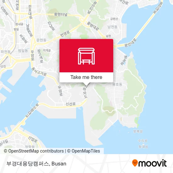 부경대용당캠퍼스 map