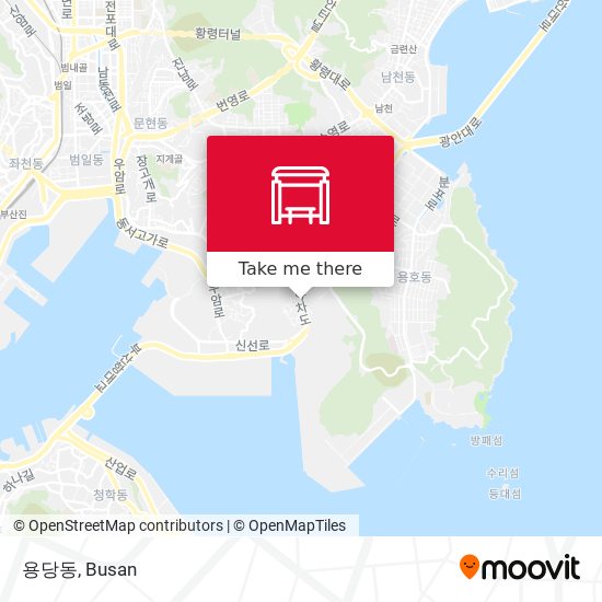 용당동 map