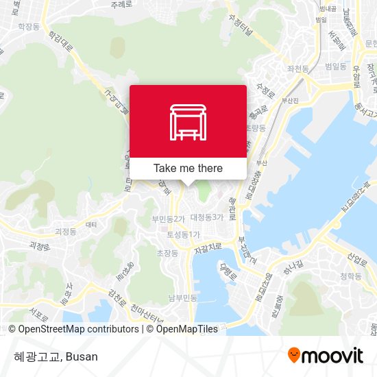 혜광고교 map