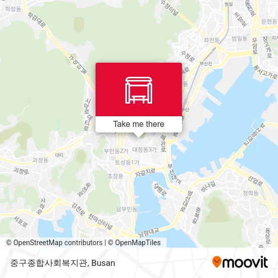 중구종합사회복지관 map