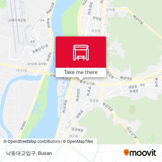 낙동대교입구 map