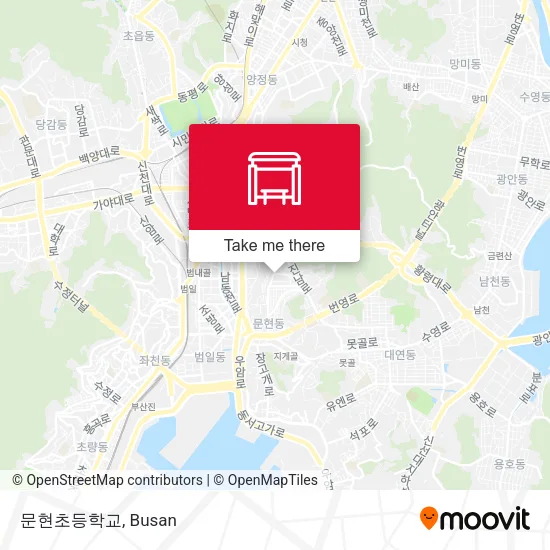 문현초등학교 map