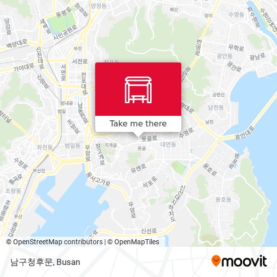 남구청후문 map