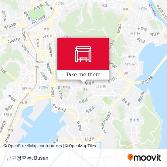 남구청후문 map