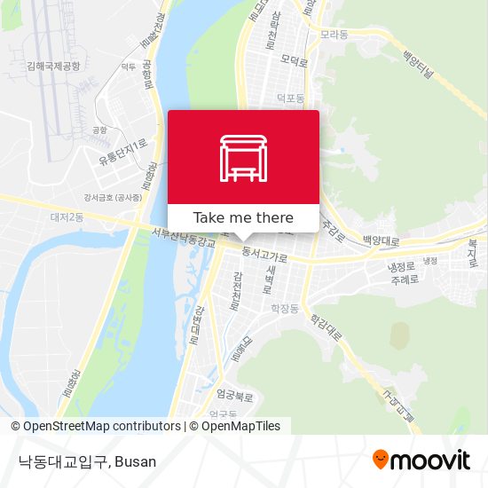 낙동대교입구 map
