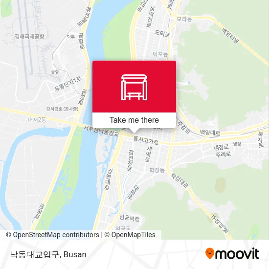 낙동대교입구 map