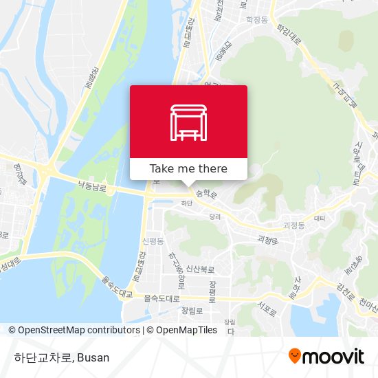 하단교차로 map