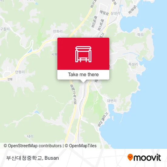 부산대청중학교 map