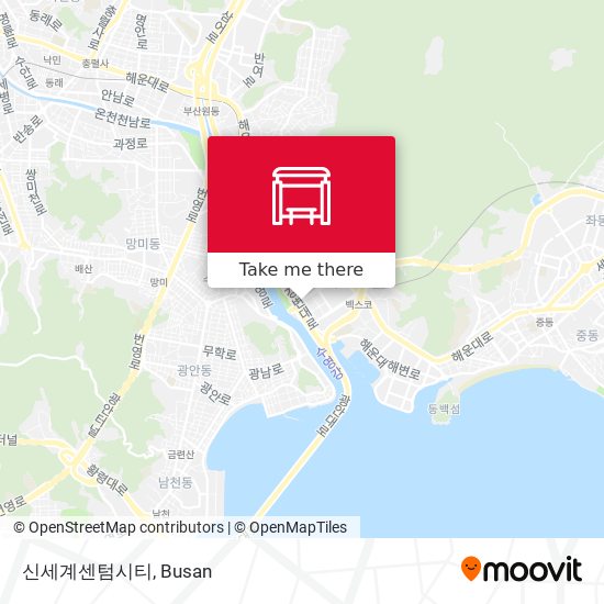 신세계센텀시티 map