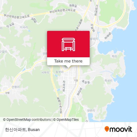 한신아파트 map