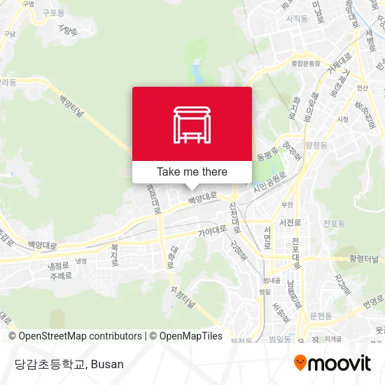 당감초등학교 map
