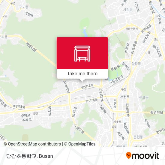 당감초등학교 map