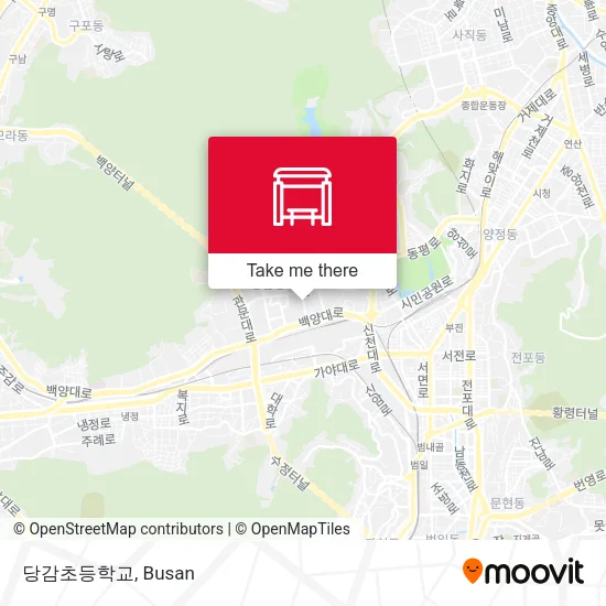 당감초등학교 map