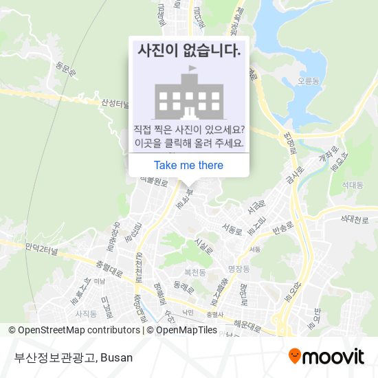 부산정보관광고 map