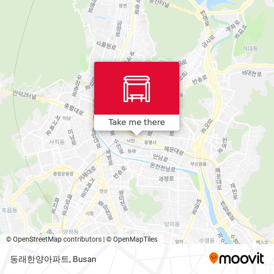 동래한양아파트 map