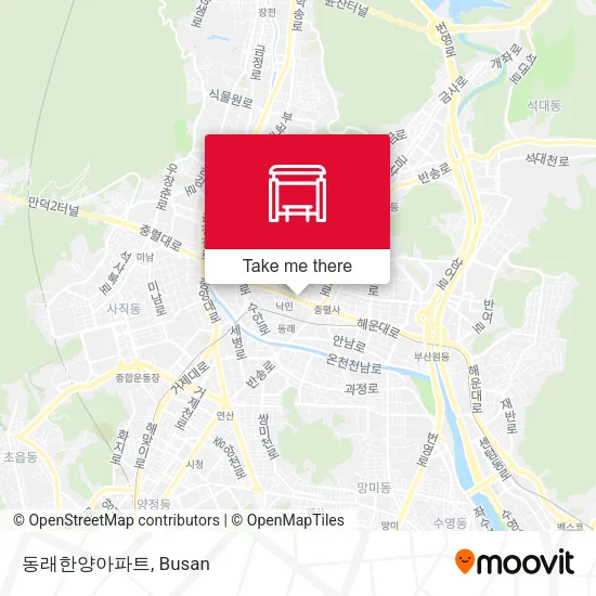 동래한양아파트 map