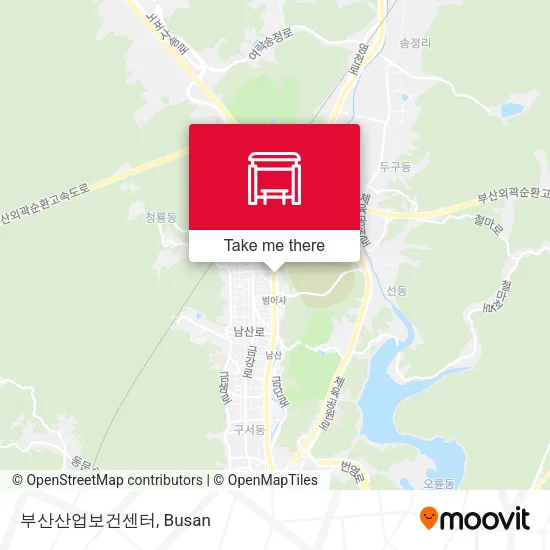 부산산업보건센터 map