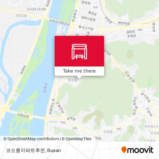 코오롱아파트후문 map