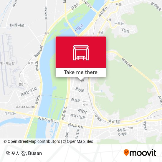 덕포시장 map