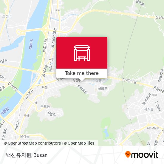 백산유치원 map