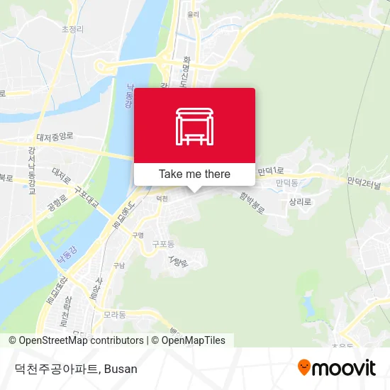 덕천주공아파트 map