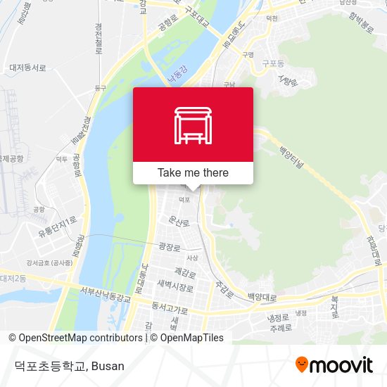 덕포초등학교 map