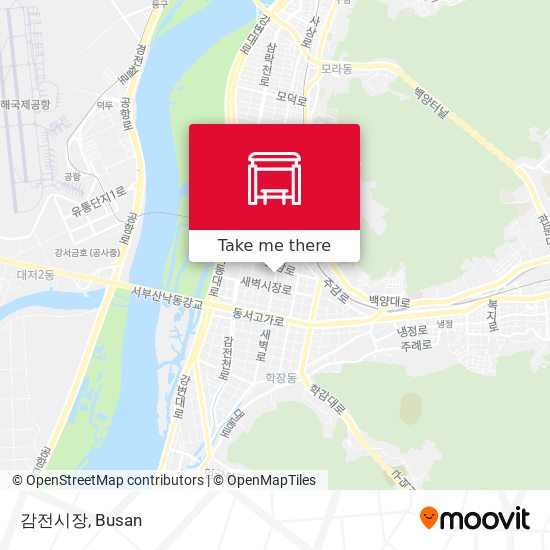 감전시장 map