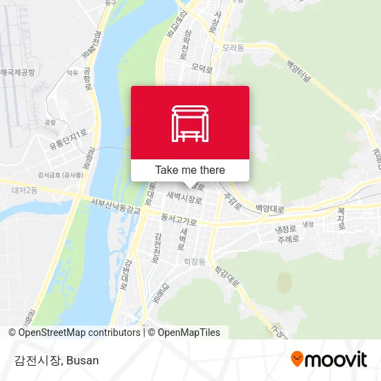 감전시장 map
