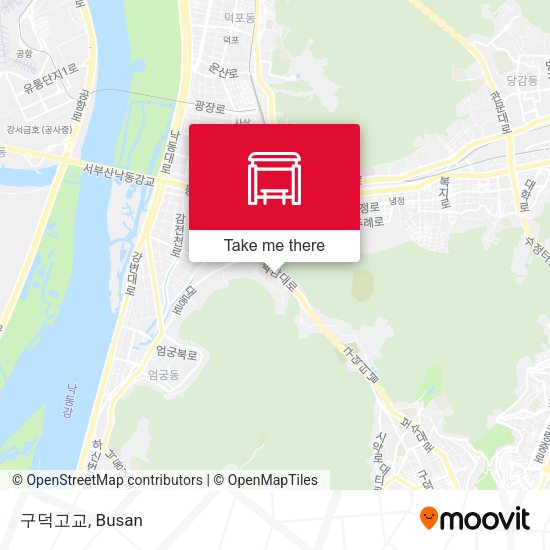 구덕고교 map