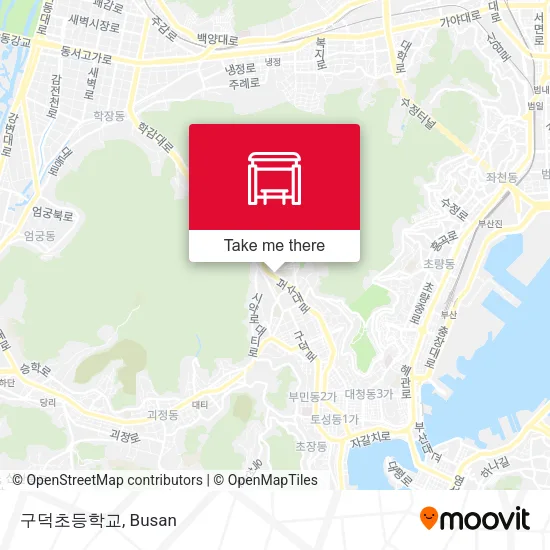 구덕초등학교 map