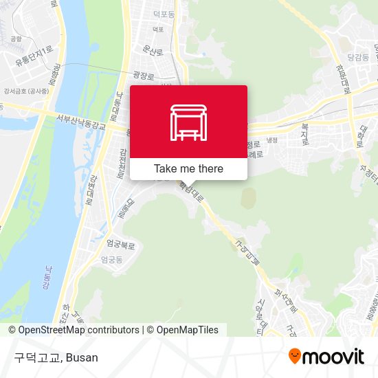 구덕고교 map
