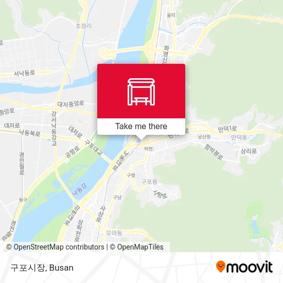 구포시장 map