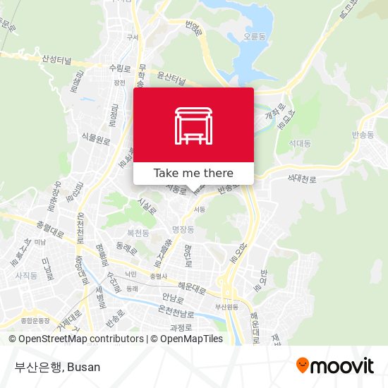 부산은행 map