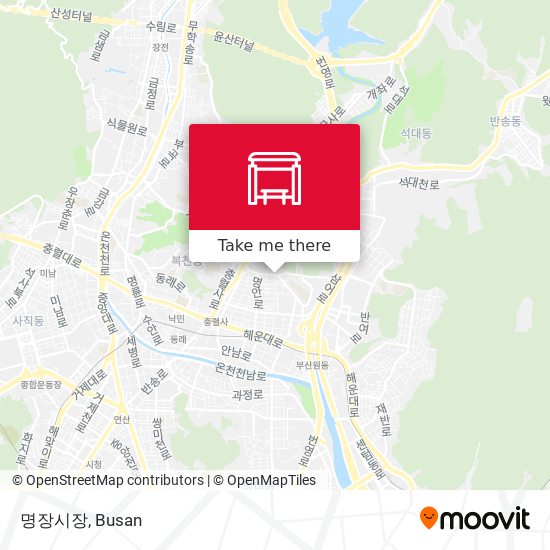 명장시장 map