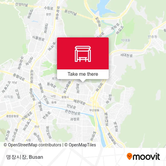 명장시장 map