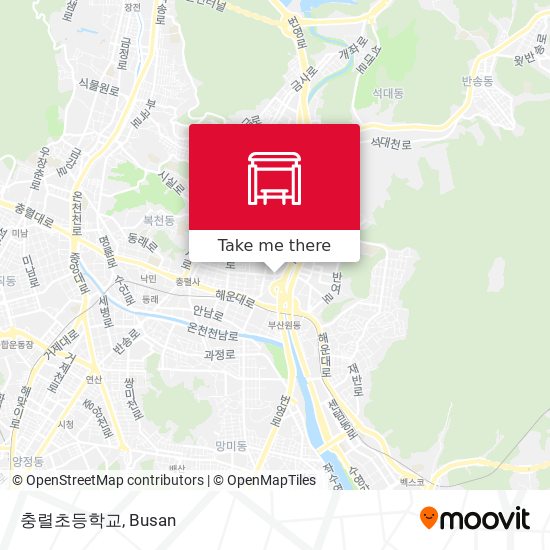 충렬초등학교 map