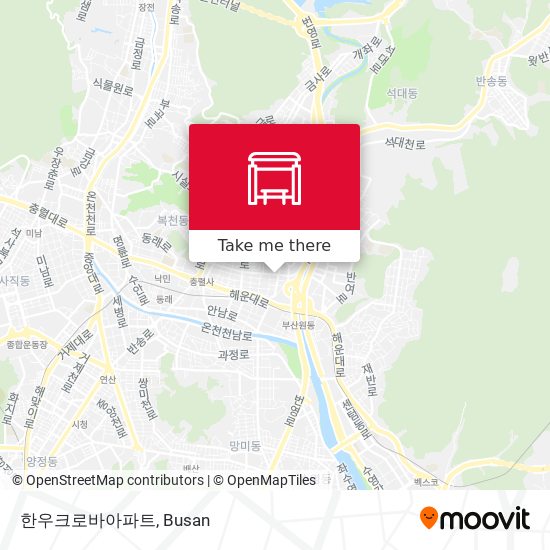 한우크로바아파트 map