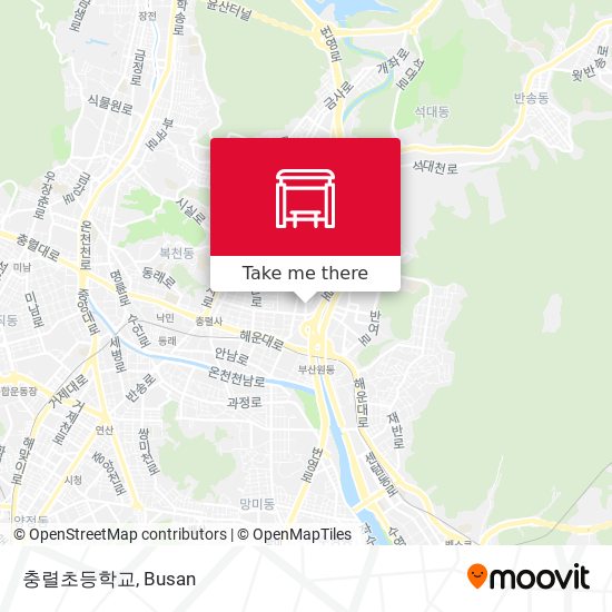 충렬초등학교 map