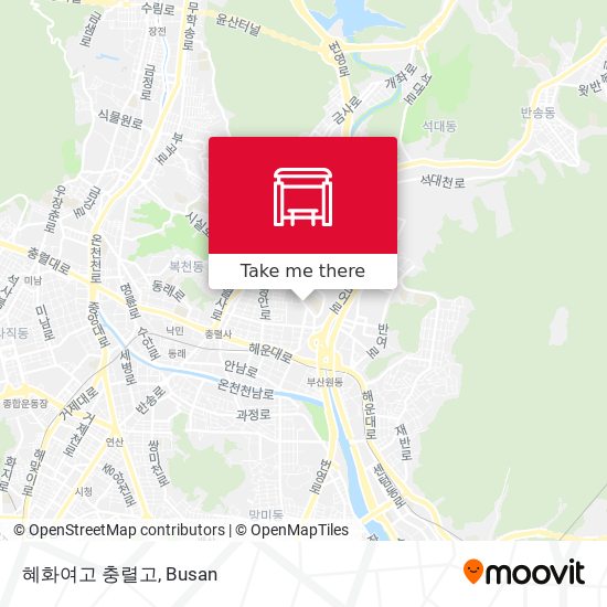 혜화여고 충렬고 map