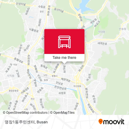 명장1동주민센터 map