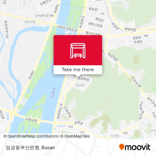 엄궁동부산은행 map