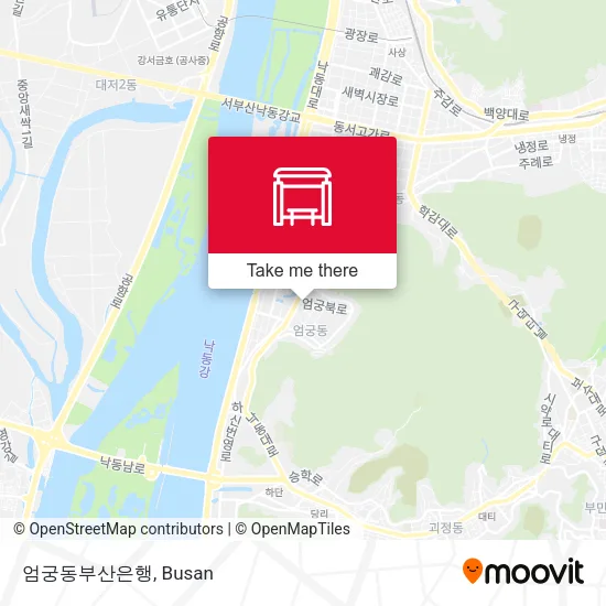 엄궁동부산은행 map