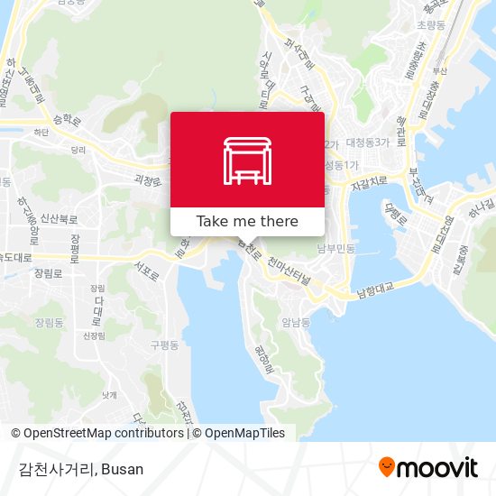 감천사거리 map