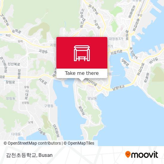 감천초등학교 map