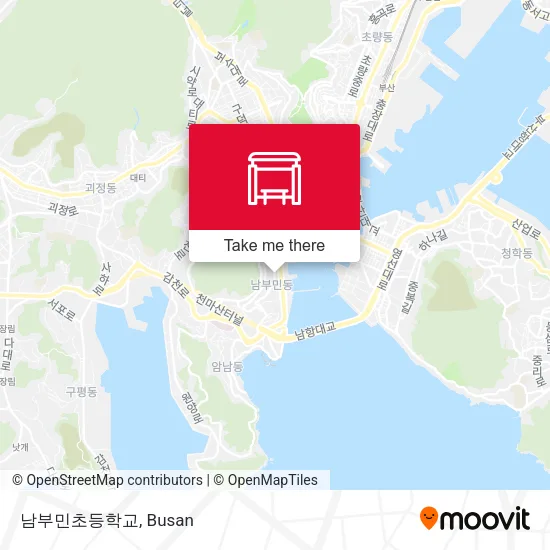 남부민초등학교 map